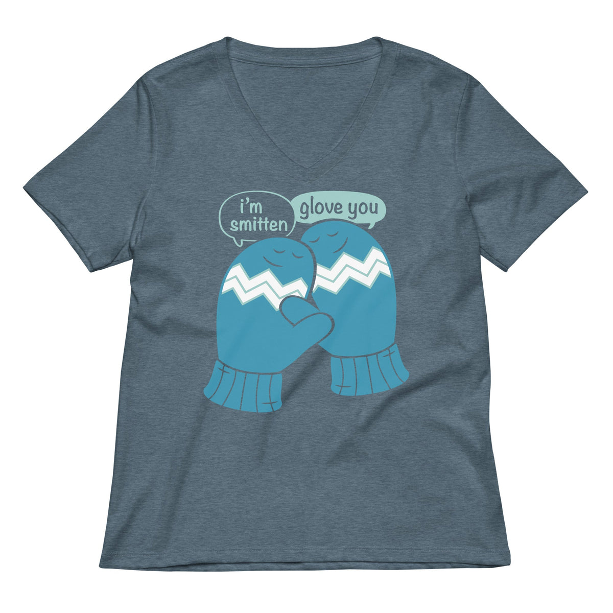I'm Smitten Women's V-Neck Tee