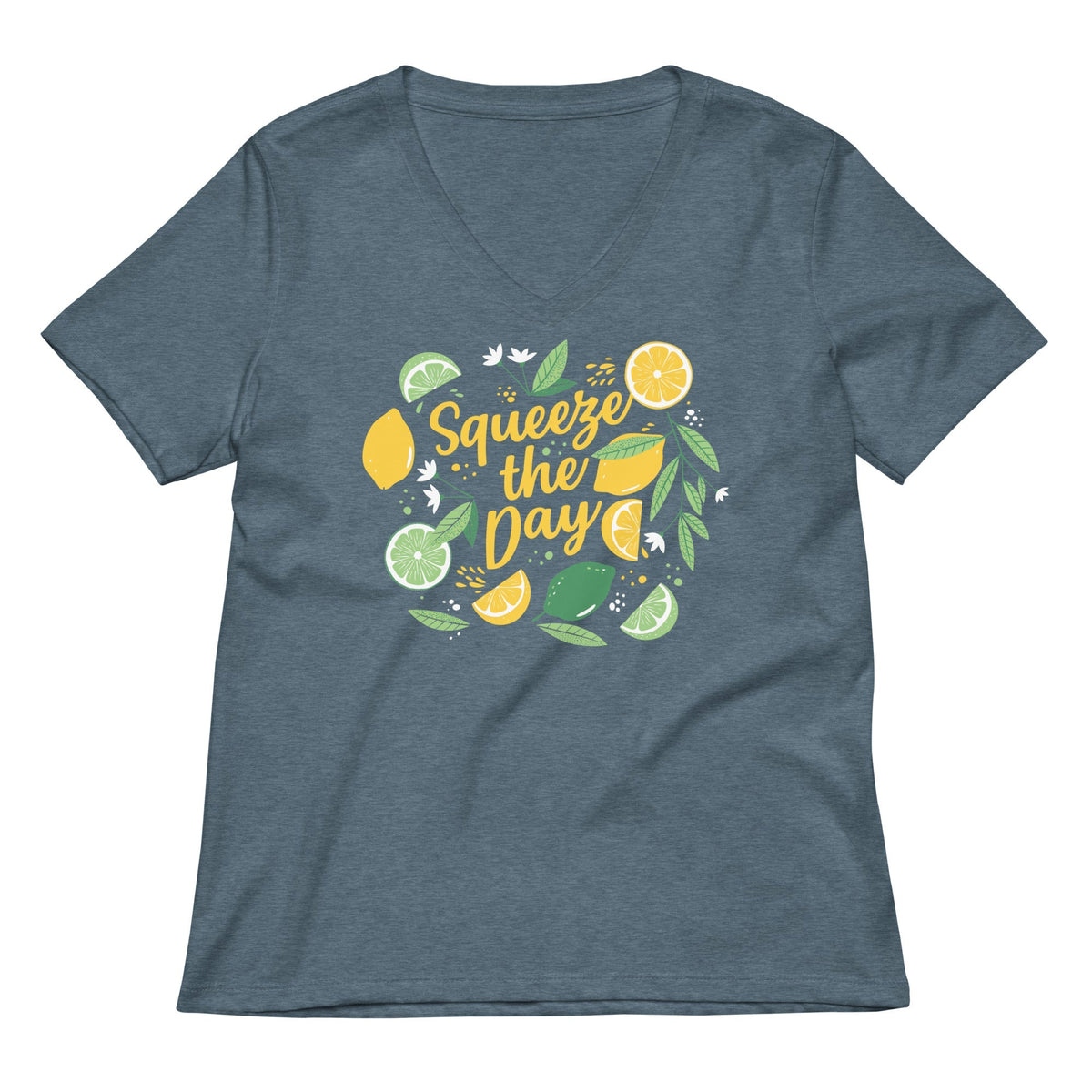 Squeeze The Day Women's V-Neck Tee