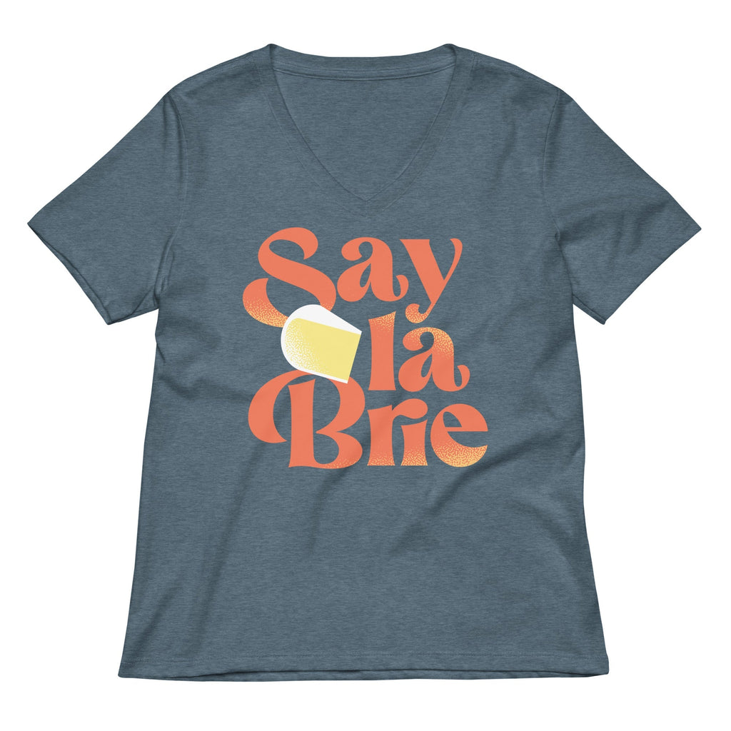 Say La Brie Women's V-Neck Tee