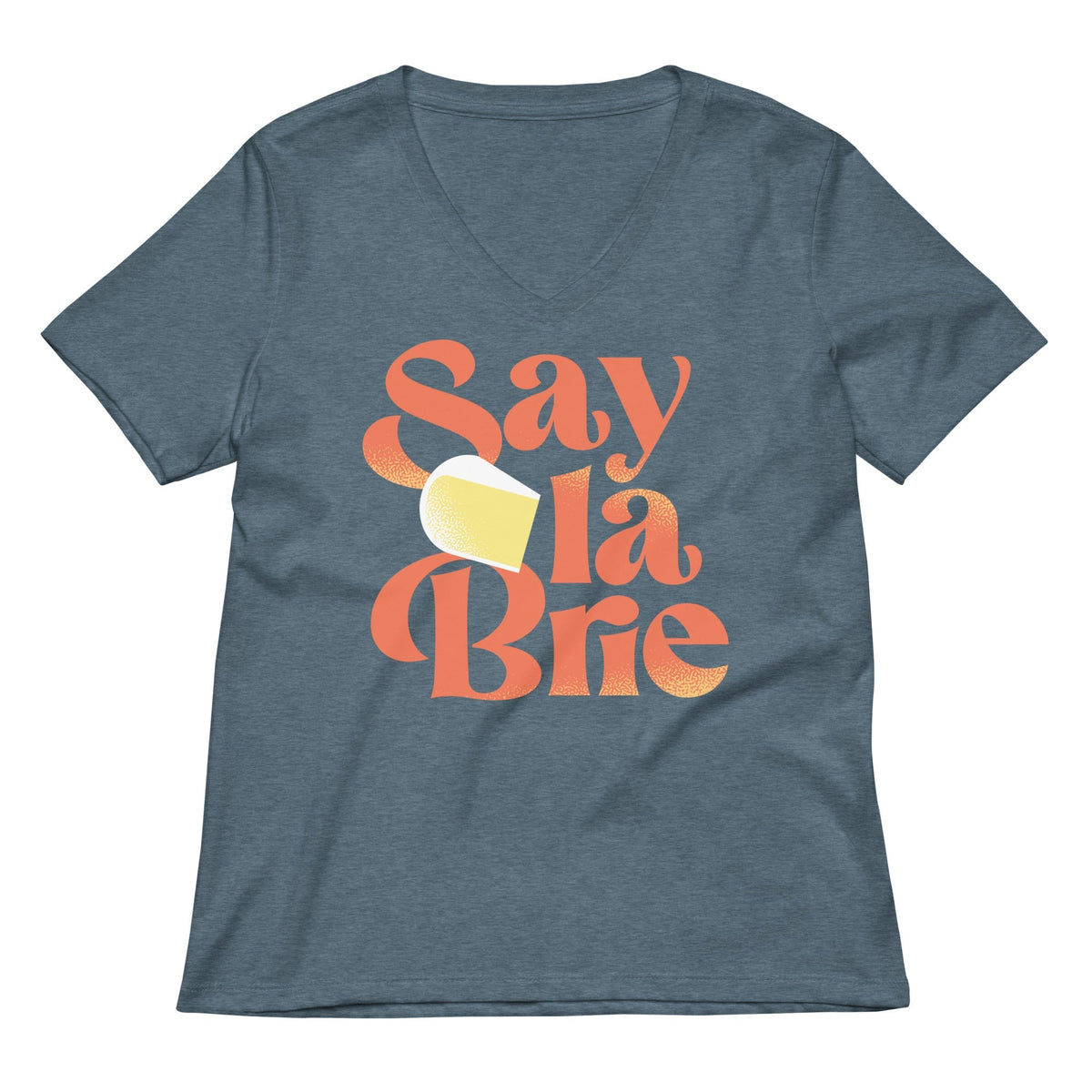 Say La Brie Women's V-Neck Tee