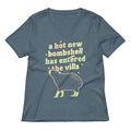 A Hot New Bombshell Has Entered The Villa Women's V-Neck Tee