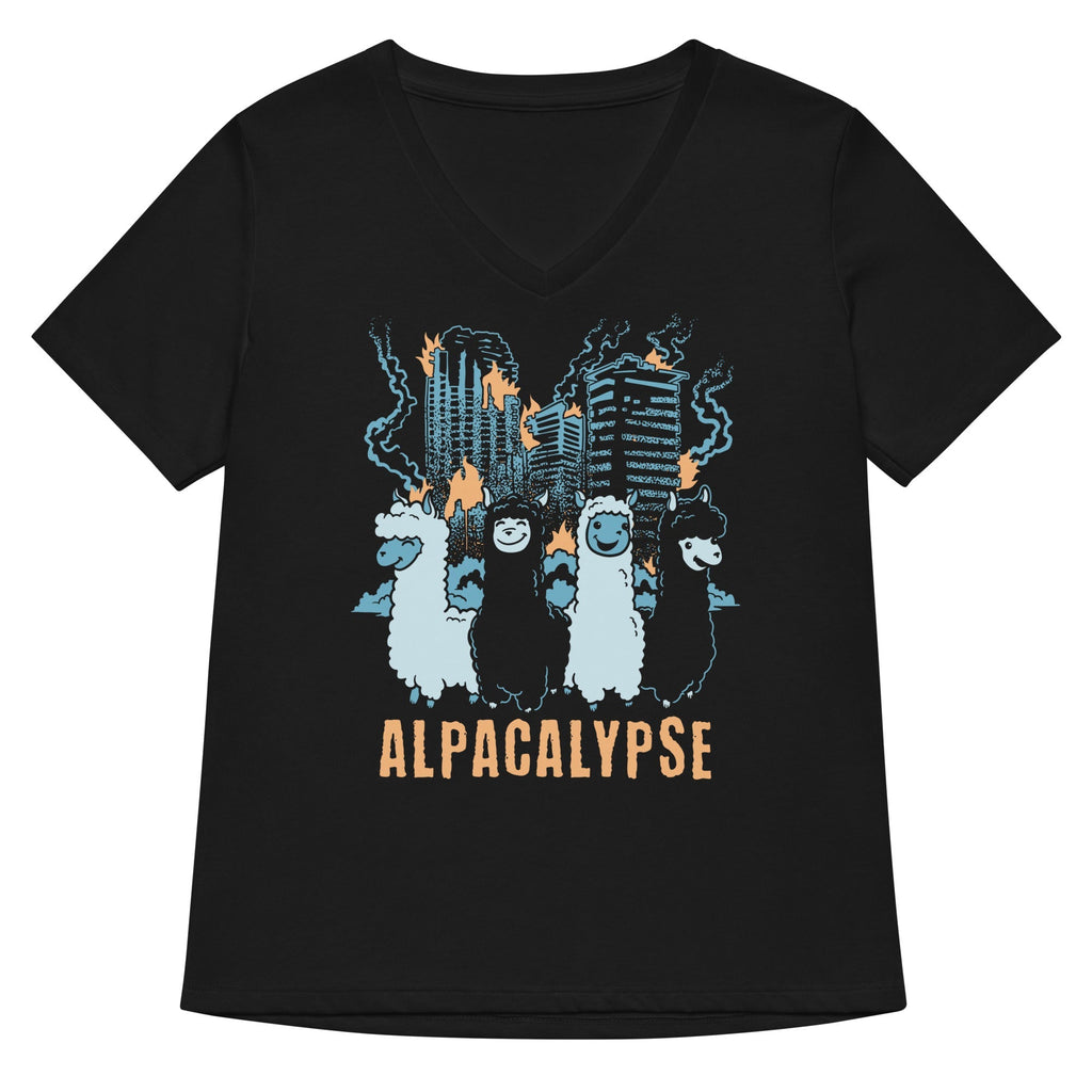 Alpacalypse Women's V-Neck Tee
