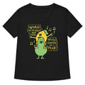 Lemon On A Pear Women's V-Neck Tee