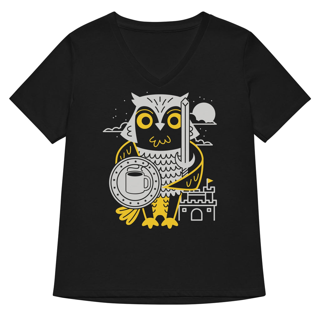 Knight Owl Women's V-Neck Tee