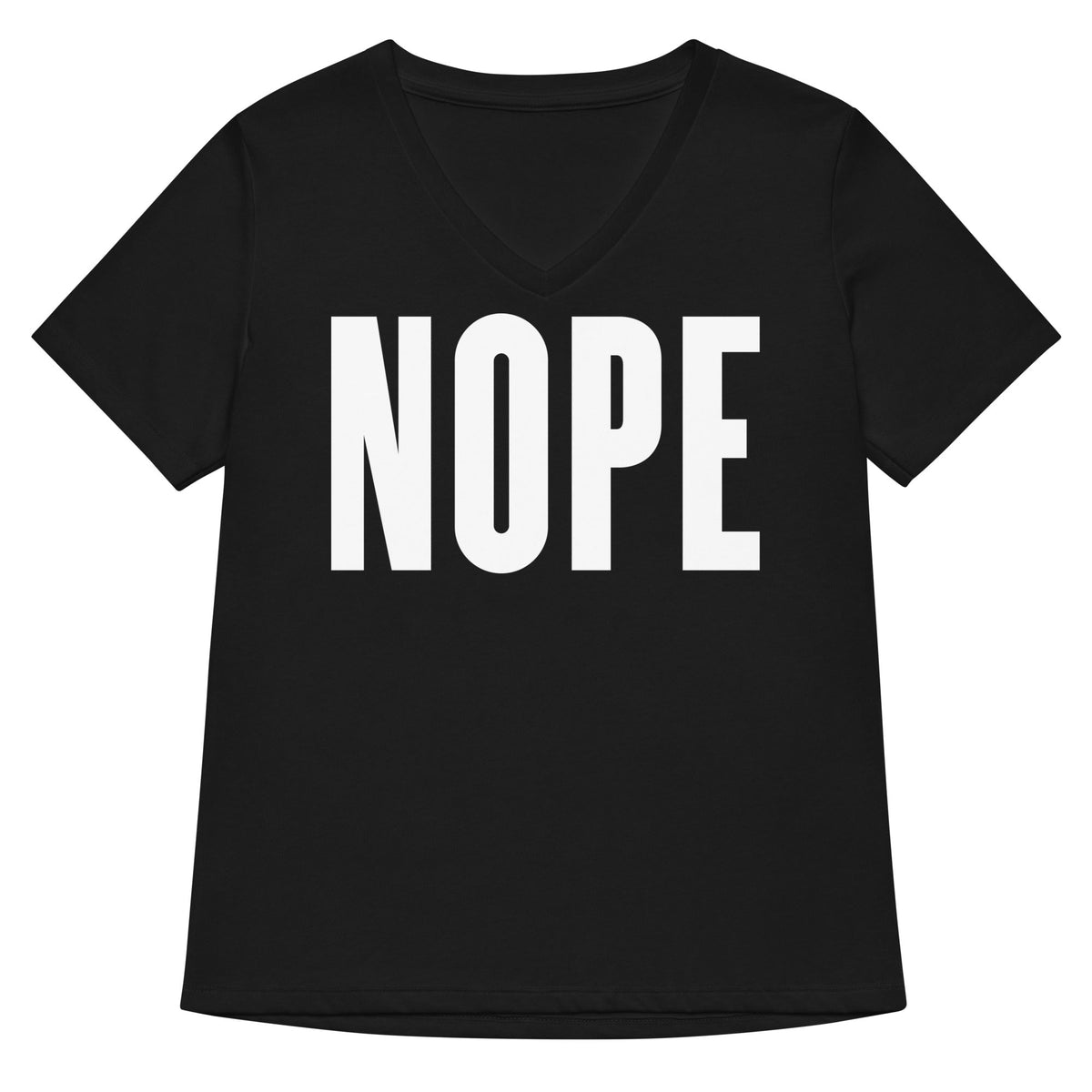 Nope Women's V-Neck Tee