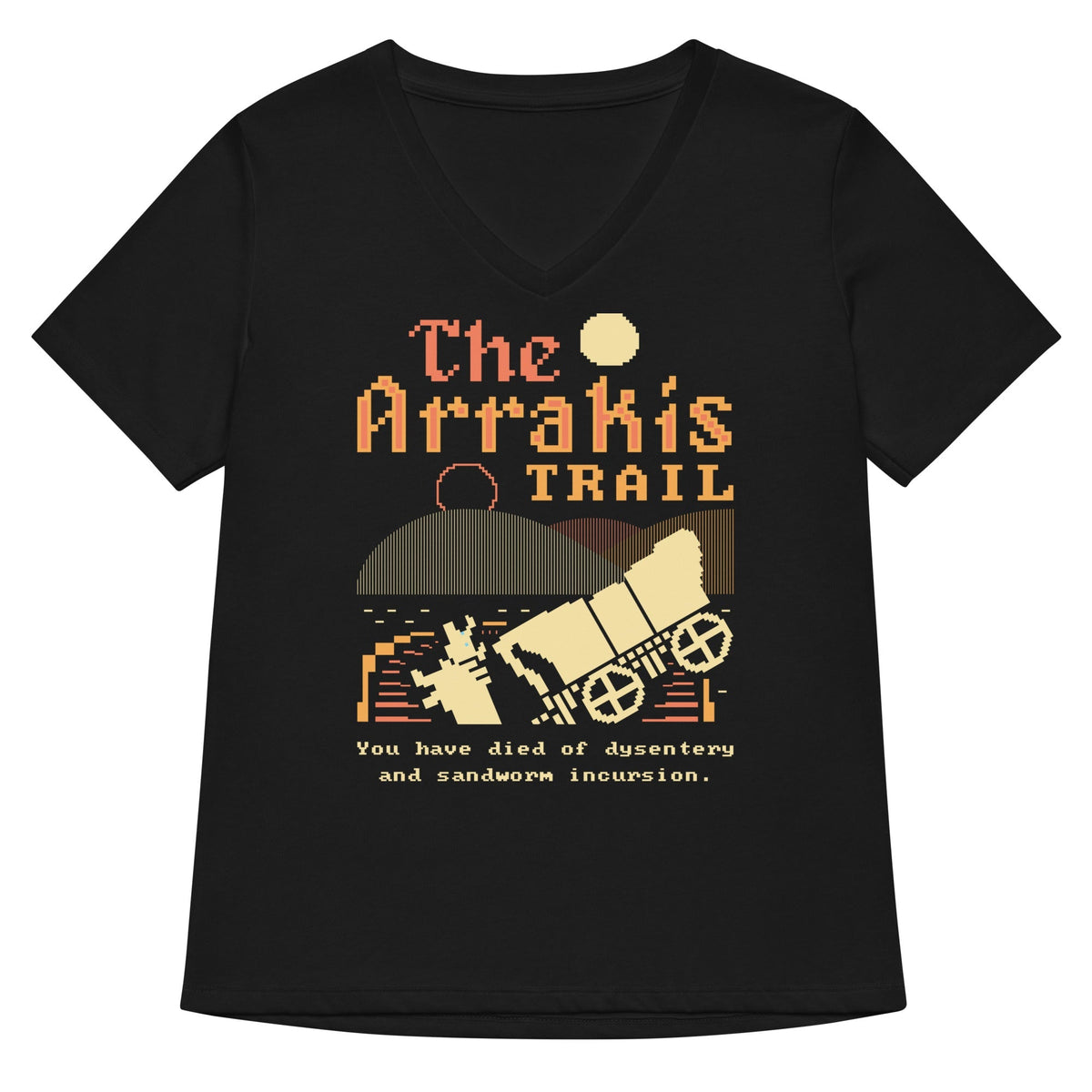 The Arrakis Trail Women's V-Neck Tee