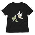 Two Turtle Doves Women's V-Neck Tee