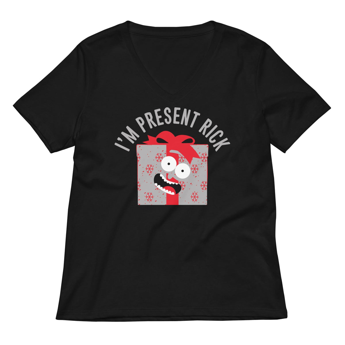 I'm Present Rick Women's V-Neck Tee