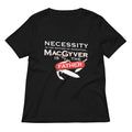 Necessity Is The Mother Women's V-Neck Tee