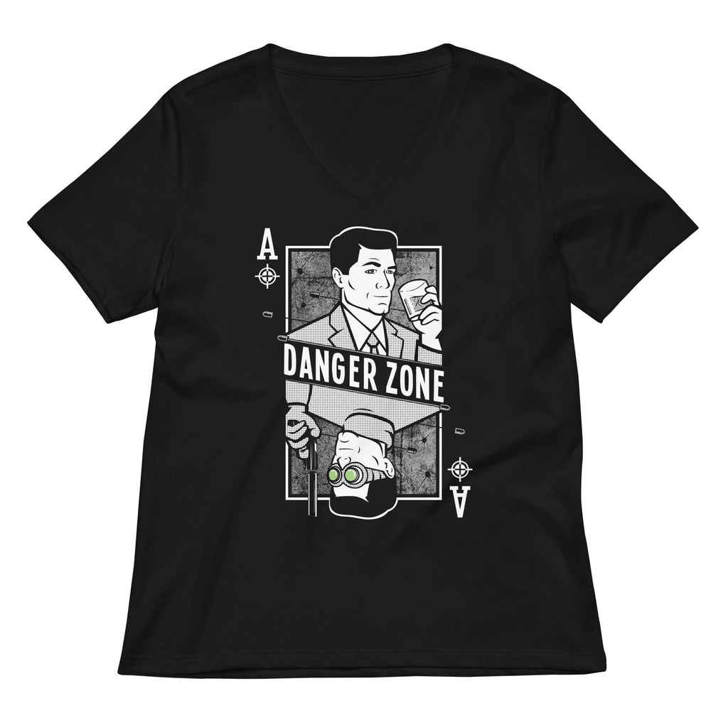 Danger Zone Women's V-Neck Tee
