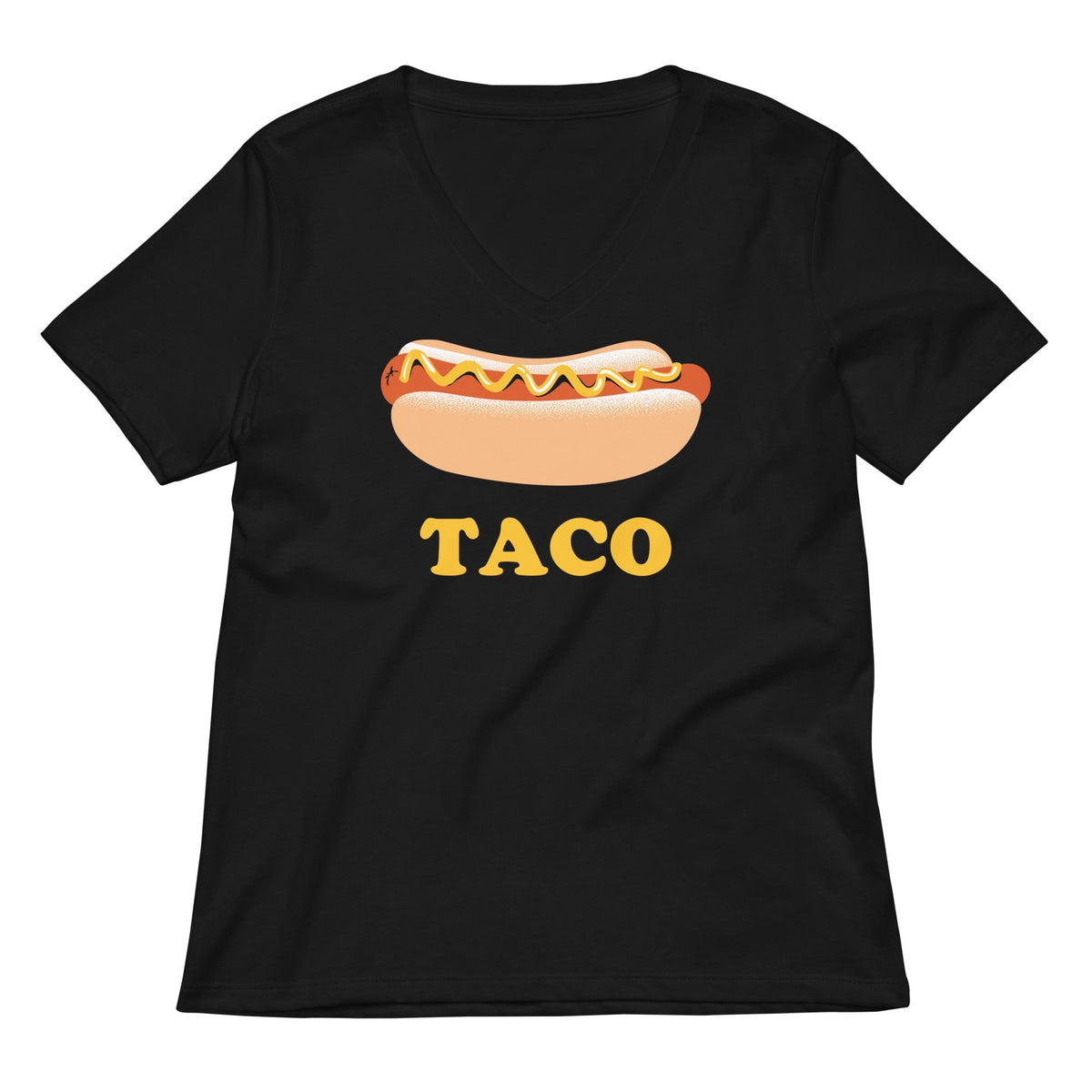 Hotdog Taco Women's V-Neck Tee