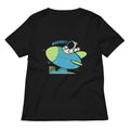 Space Ride Women's V-Neck Tee