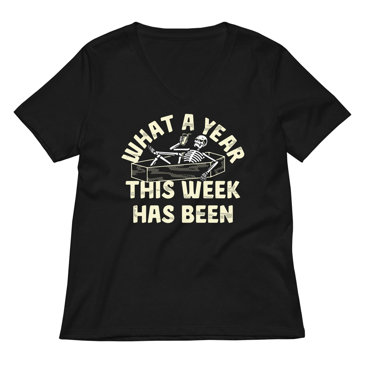 What A Year This Week Has Been Women's V-Neck Tee