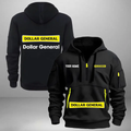 Personalized Name Dollar General 2D Quarter Zip Hoodie