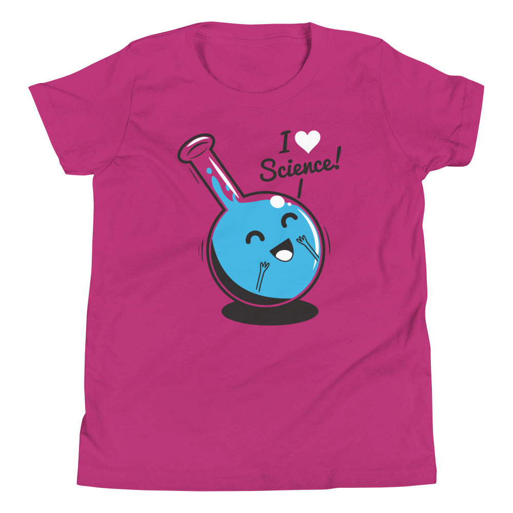 I Heart Science Kid's Youth Tee