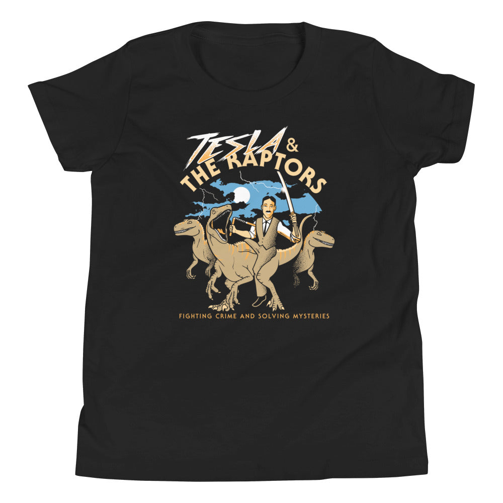 Tesla & The Raptors Kid's Youth Tee