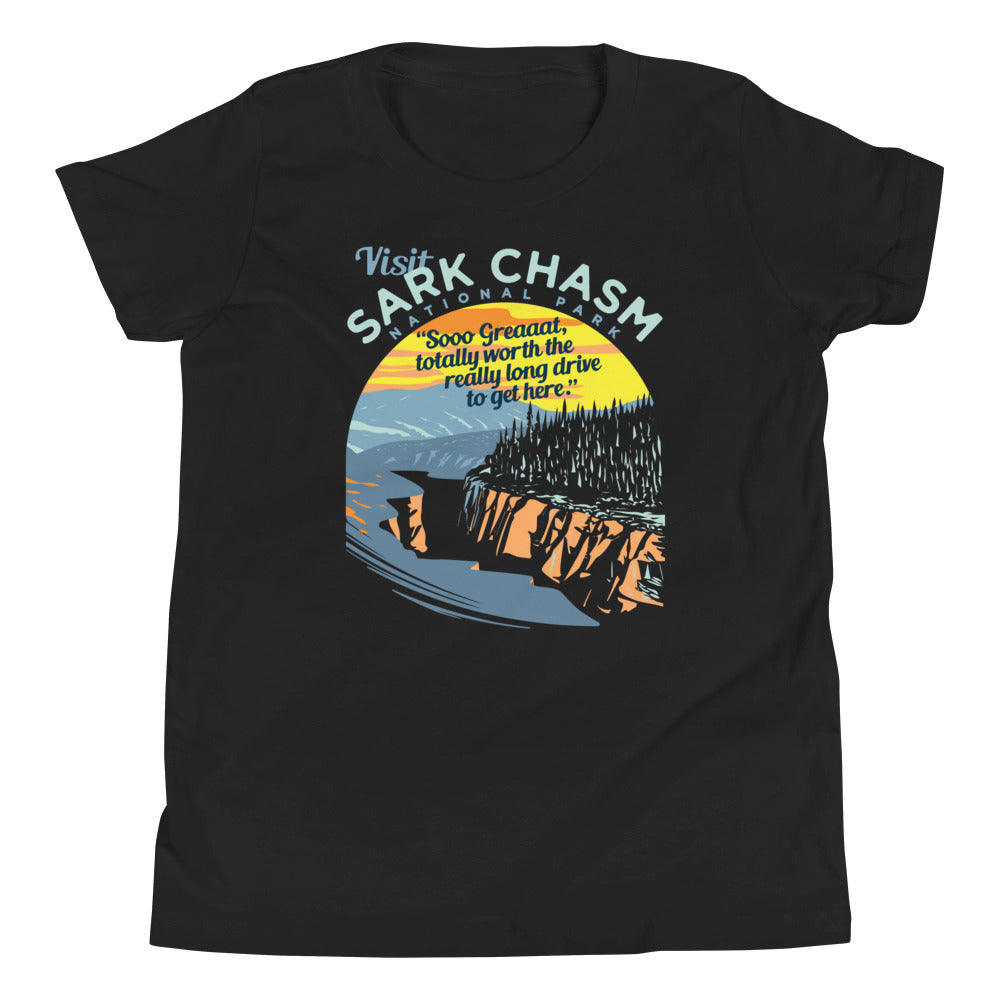Visit Sark Chasm Kid's Youth Tee