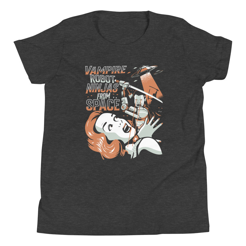 Vampire Robot Ninja From Space Kid's Youth Tee