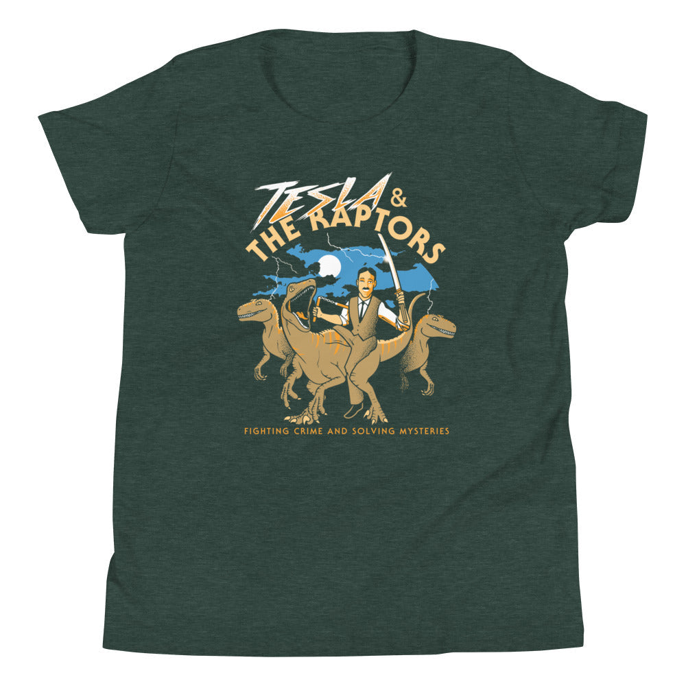 Tesla & The Raptors Kid's Youth Tee