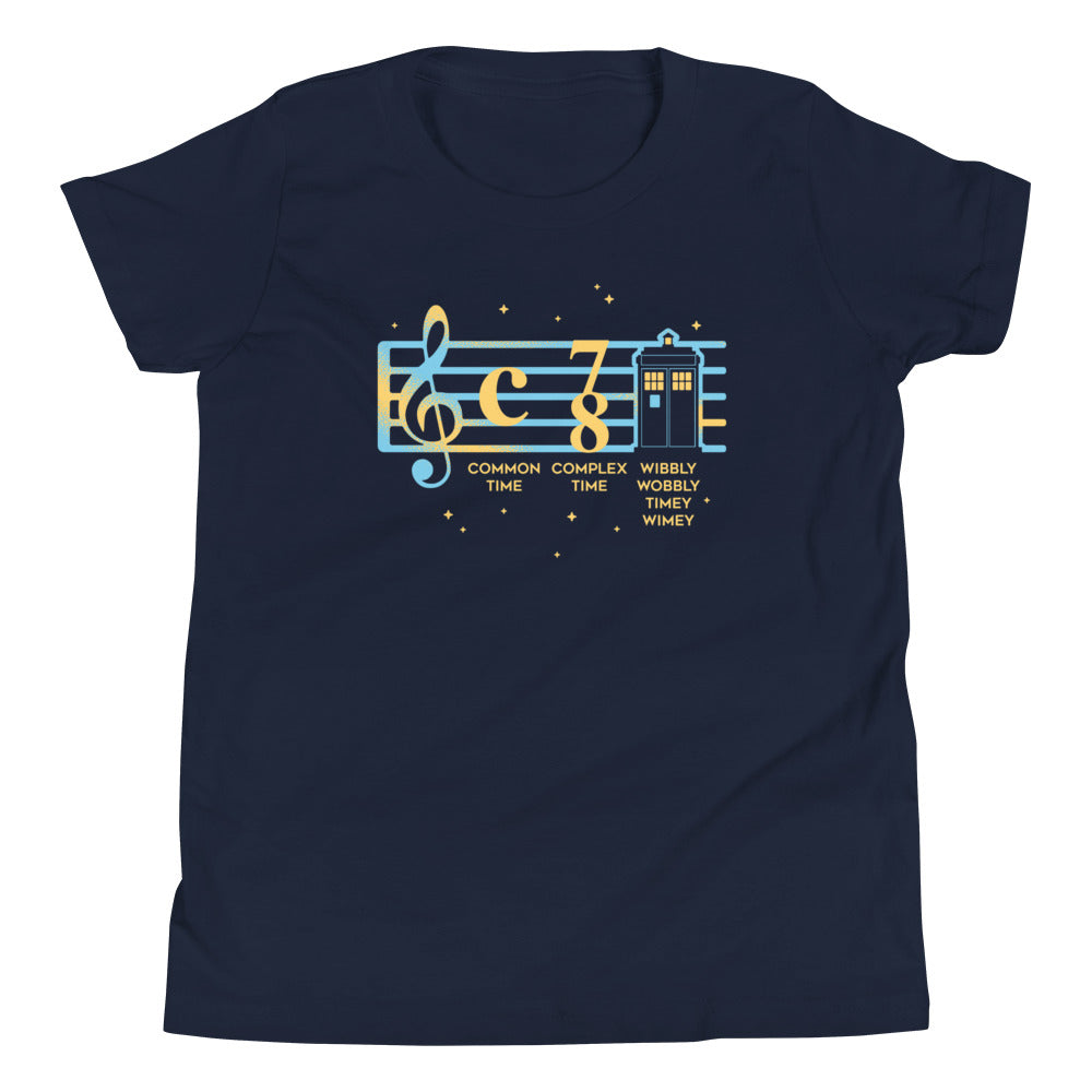 Wibbly Wobbly Timey Wimey Kid's Youth Tee