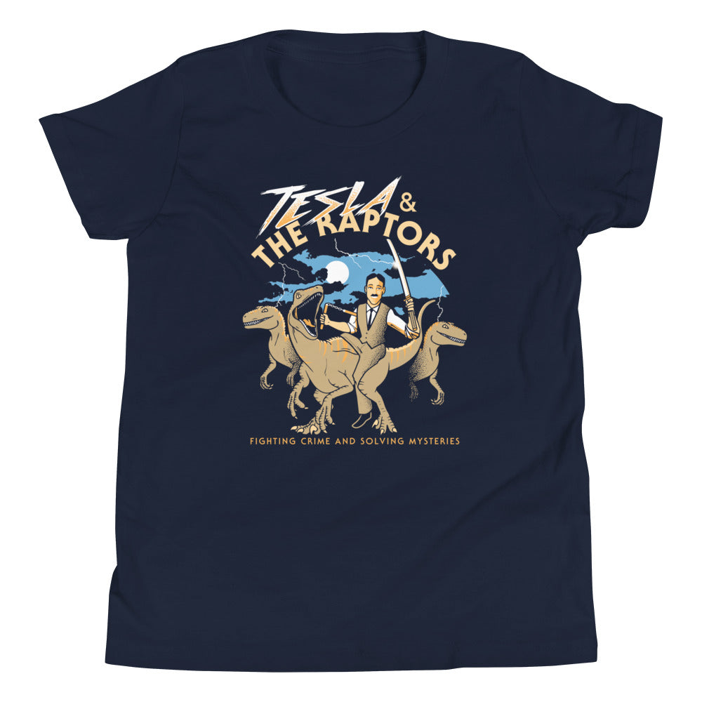 Tesla & The Raptors Kid's Youth Tee