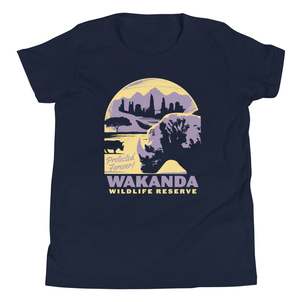 Wakanda Wildlife Reserve Kid's Youth Tee